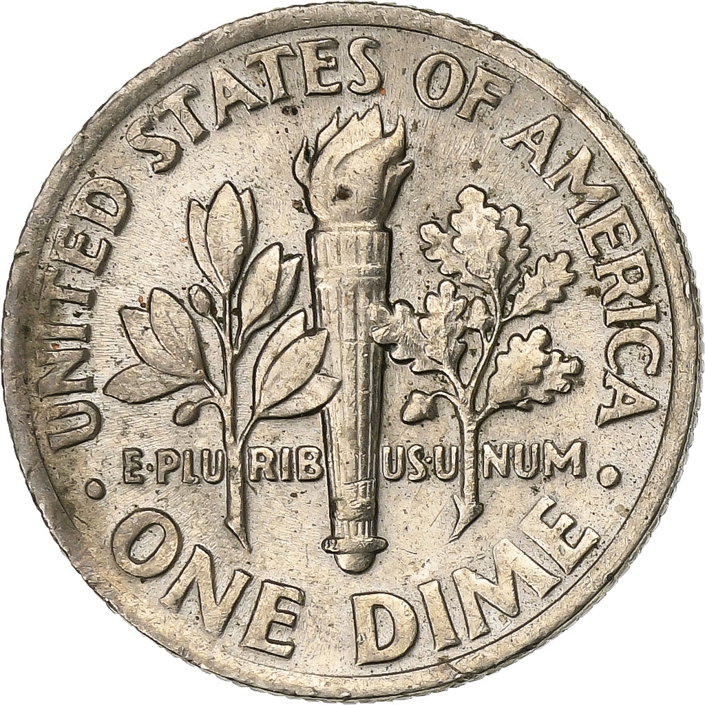 Verenigde Staten, Dime, Roosevelt, 1986, U.S. Mint, Copper-Nickel Clad Copper