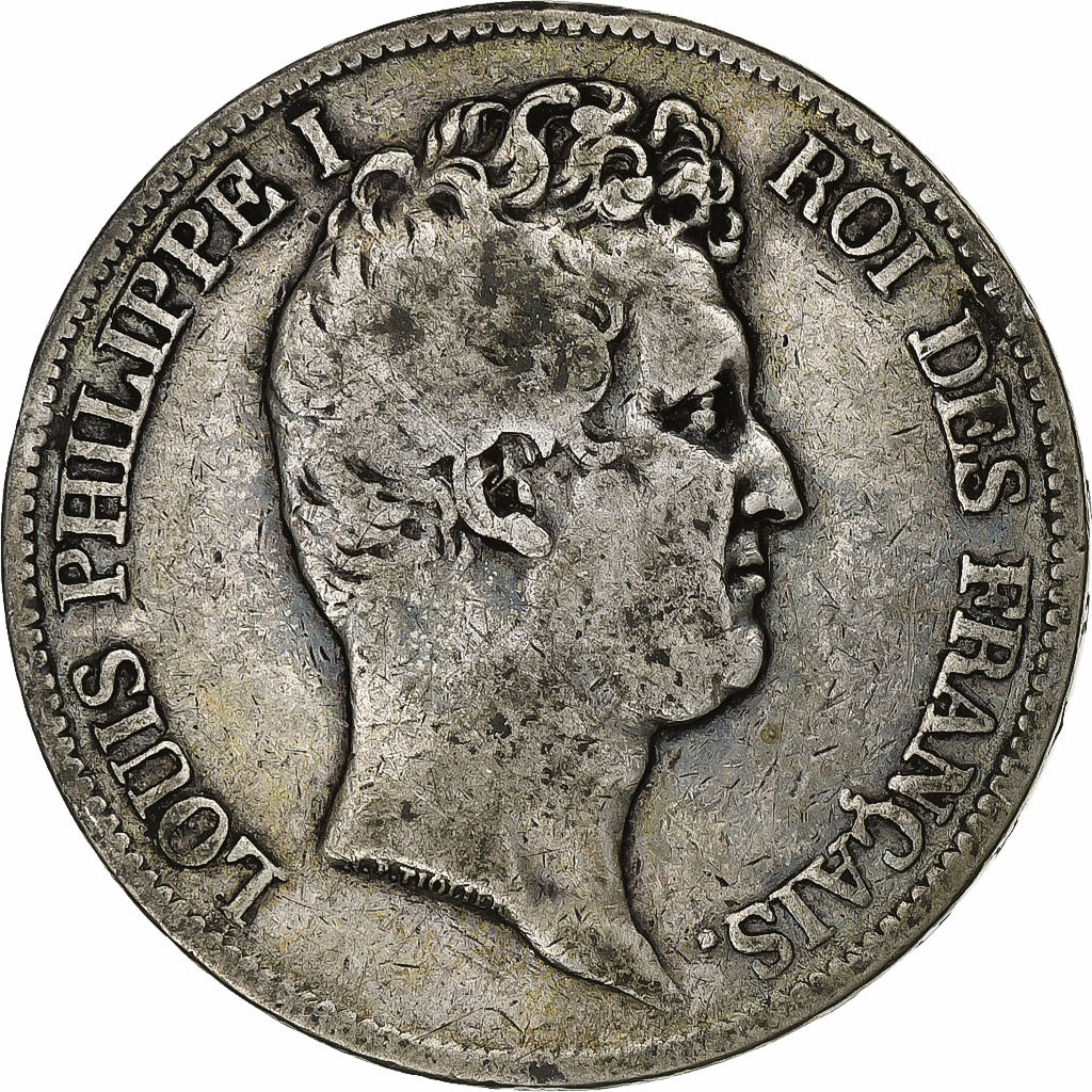 Frankrijk, Louis-Philippe I, 5 Francs, 1831, Bordeaux, Zilver, FR+, Gadoury:676
