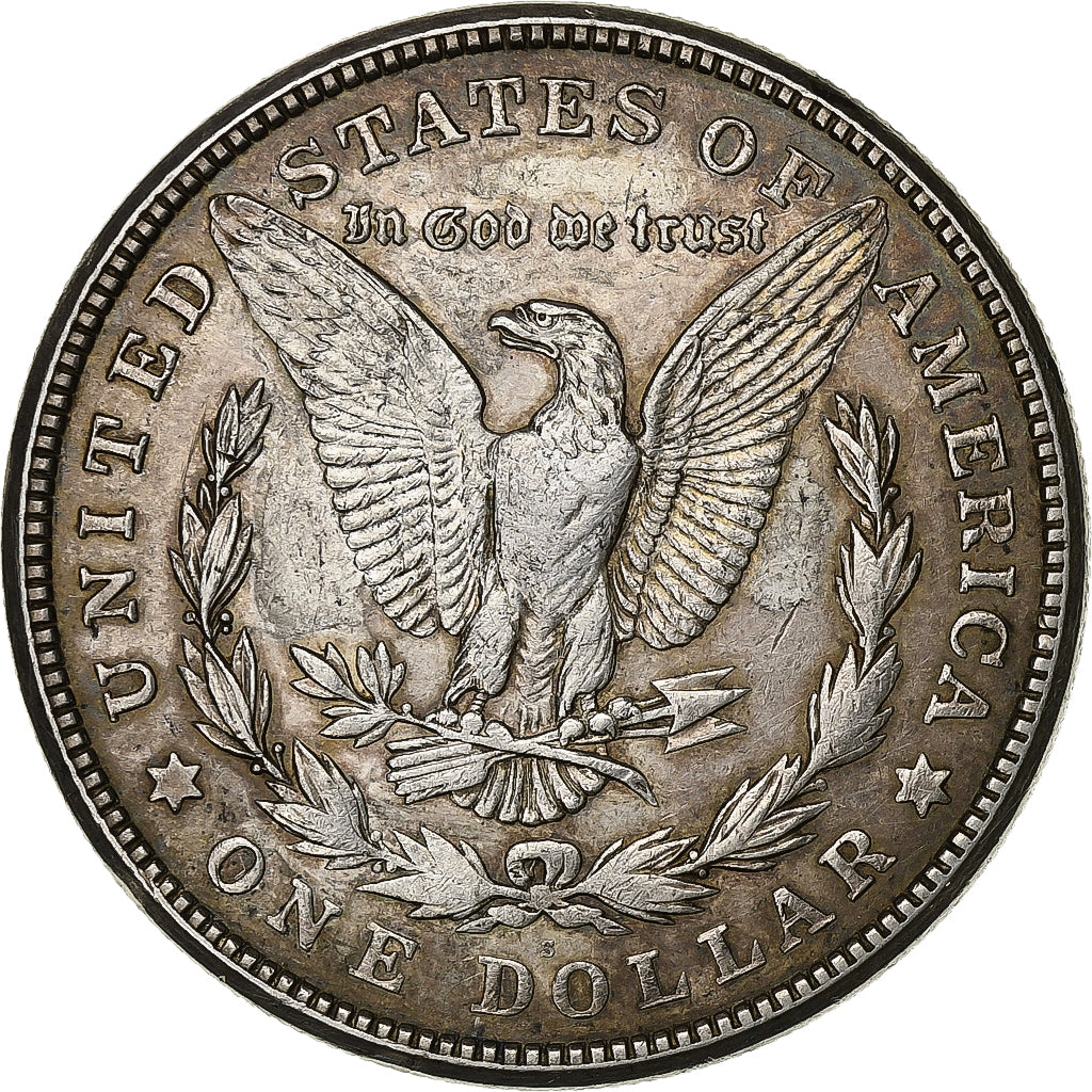 USA, Dollar, Morgan, 1921, San Francisco, Srebro, EF(40-45), KM:110