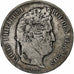 Francia, Louis-Philippe I, 5 Francs, 1833, Bordeaux, Argento, MB+, Gadoury:678
