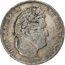 France, Louis-Philippe I, 5 Francs, 1833, Paris, Silver, VF(20-25), KM:749.1