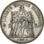 Frankrijk, 5 Francs, Hercule, 1876, Paris, Zilver, ZF+, Gadoury:745a, KM:820.1
