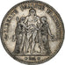 France, 5 Francs, Hercule, 1875, Paris, Silver, EF(40-45), Gadoury:745a