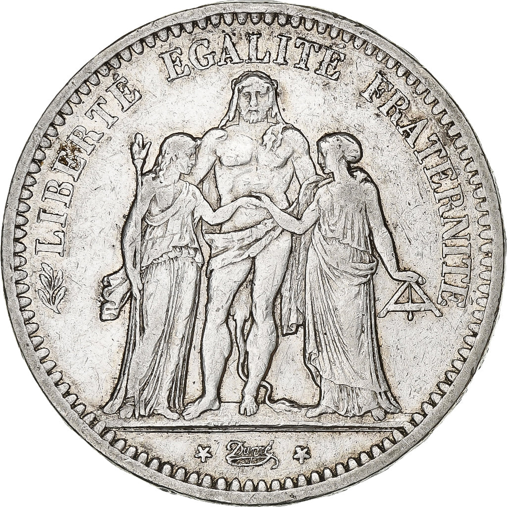 Frankreich, 5 Francs, Hercule, 1849, Paris, Silber, SS, Gadoury:683, KM:756.1
