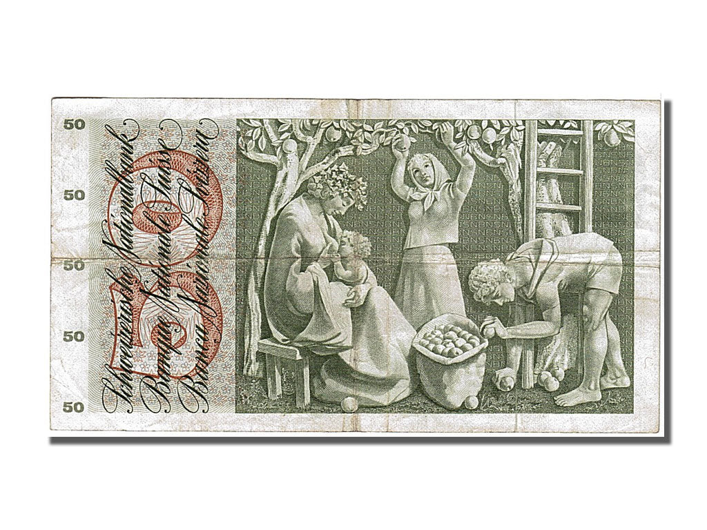 Banknote, Switzerland, 50 Franken, 1971, 1971-02-10, EF(40-45)