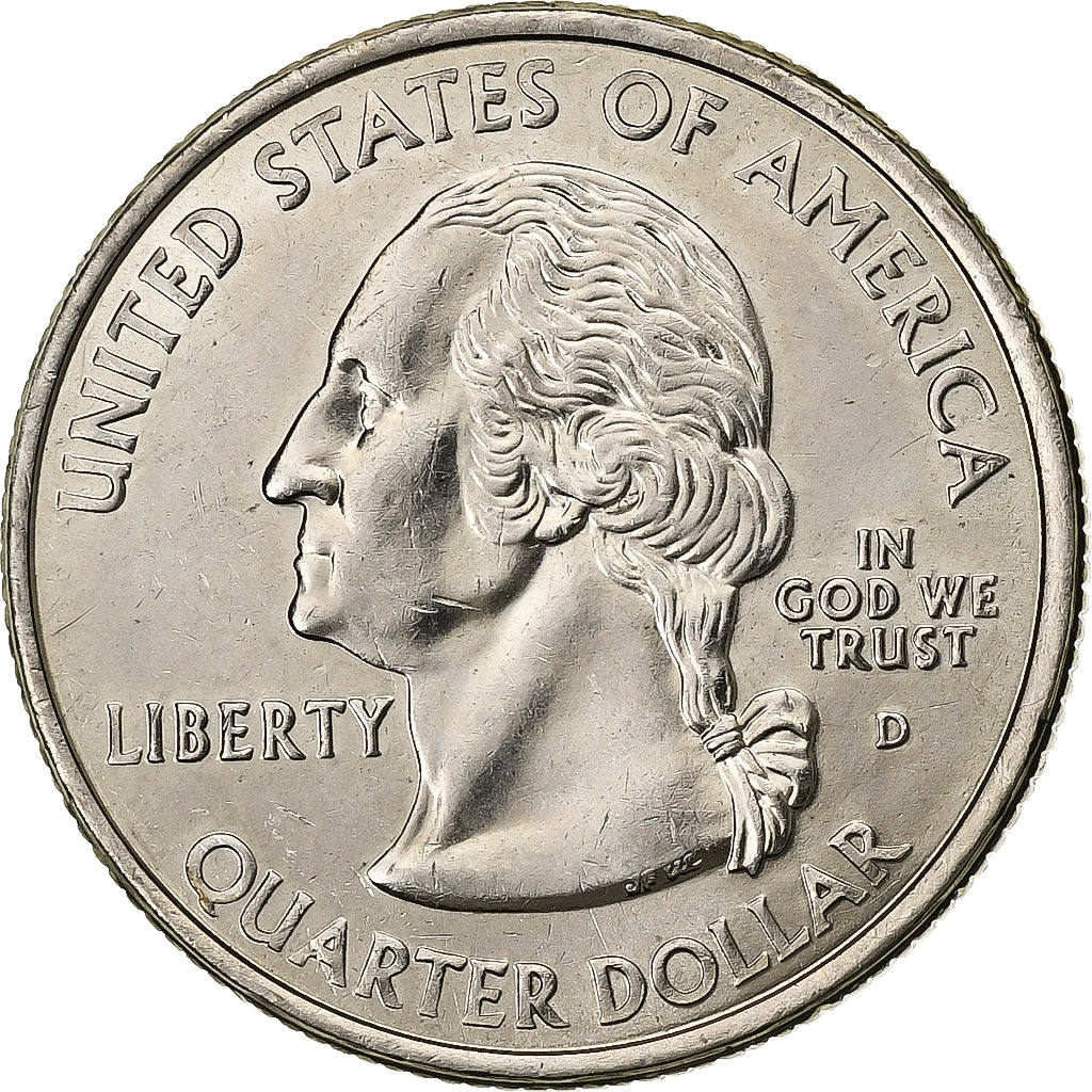Stati Uniti, Quarter, 2001, U.S. Mint, Rame ricoperto in rame-nichel, SPL-
