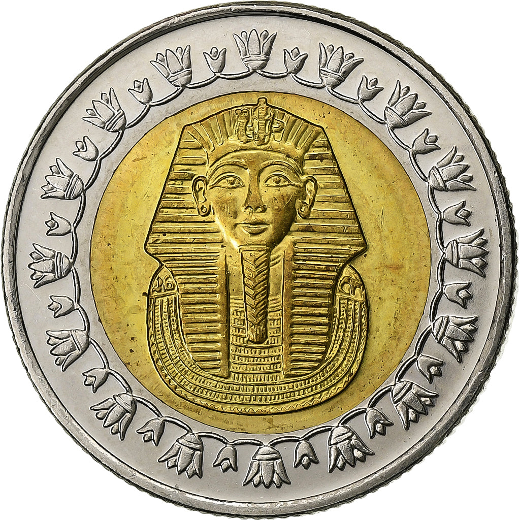 Égypte, Pound, 2008/AH1429, Cairo, Bimétallique, SUP, KM:940a