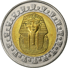 Égypte, Pound, 2008/AH1429, Cairo, Bimétallique, SUP, KM:940a