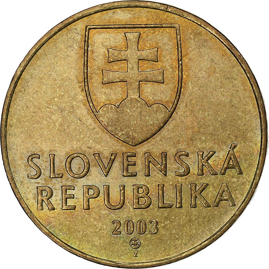 Slovakia, 10 Koruna, 2003, Kremnica, Aluminum-Bronze, AU(55-58), KM:11