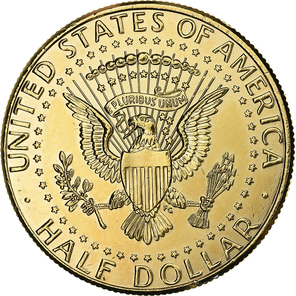 United States, Half Dollar, Kennedy, 2014, Philadelphia, Doré, Copper-Nickel