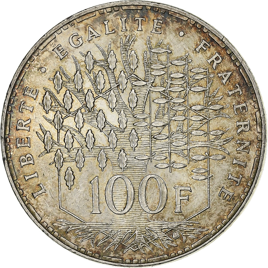 Francia, 100 Francs, Panthéon, 1983, Paris, Plata, MBC+, Gadoury:898, KM:951.1