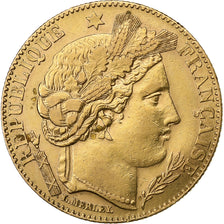 Frankrijk, 10 Francs, Cérès, 1895, Paris, Goud, ZF+, Gadoury:1016, KM:830