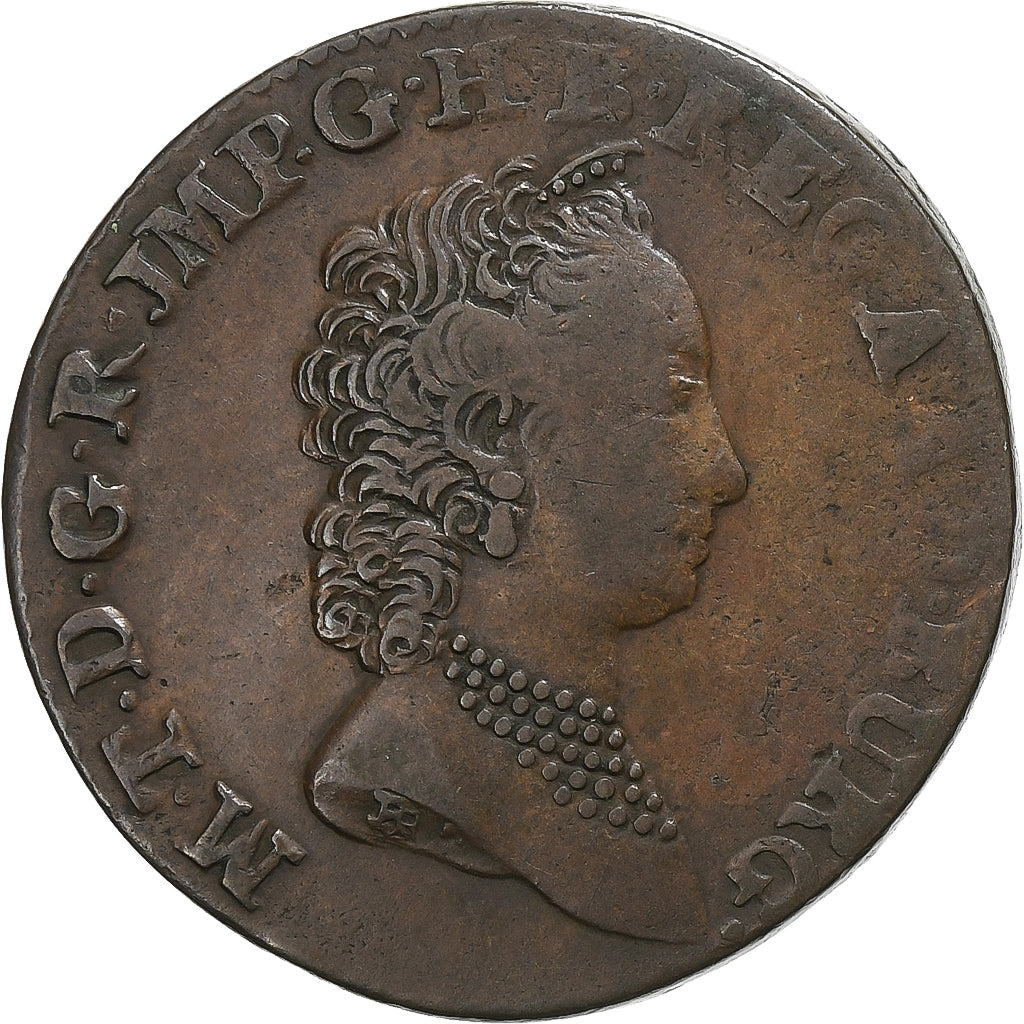 Paesi Bassi austriaci, Maria Theresa, 2 Liards, 2 Oorden, 1750, Bruges, Rame