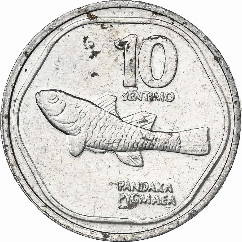 Filippine, 10 Sentimos, 1992, Alluminio, BB+, KM:240.2