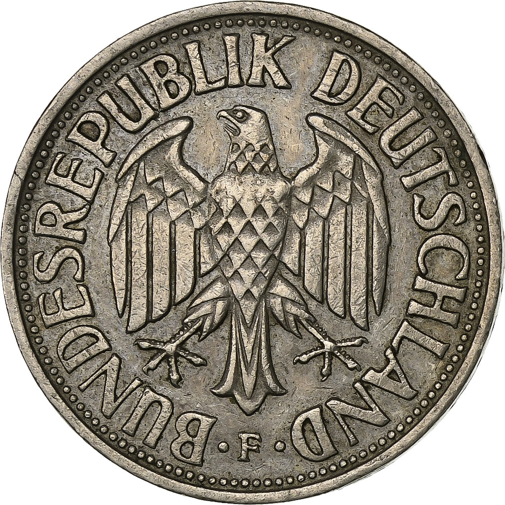 Bundesrepublik Deutschland, Mark, 1957, Stuttgart, Kupfer-Nickel, SS, KM:110
