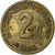 Frankrijk, 2 Francs, 1944, Philadelphia, Cupro-Aluminium, ZF, Gadoury:537