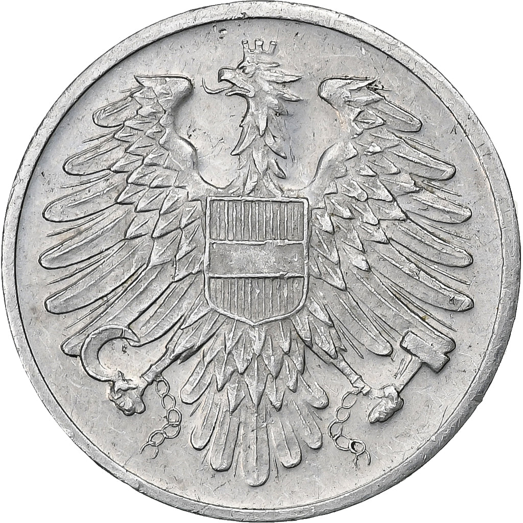 Áustria, 2 Groschen, 1968, Alumínio, AU(50-53), KM:2876