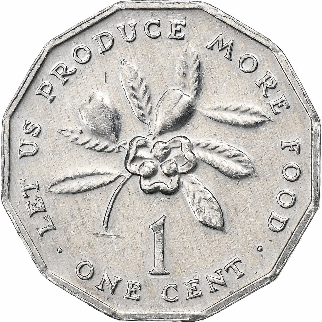 Jamaica, Elizabeth II, Cent, 1996, British Royal Mint, Aluminum, AU(55-58)