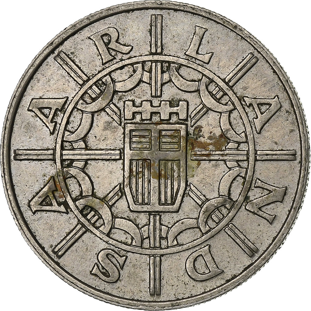 SAARLAND, 100 Franken, 1955, Paris, Copper-nickel, EF(40-45), KM:4