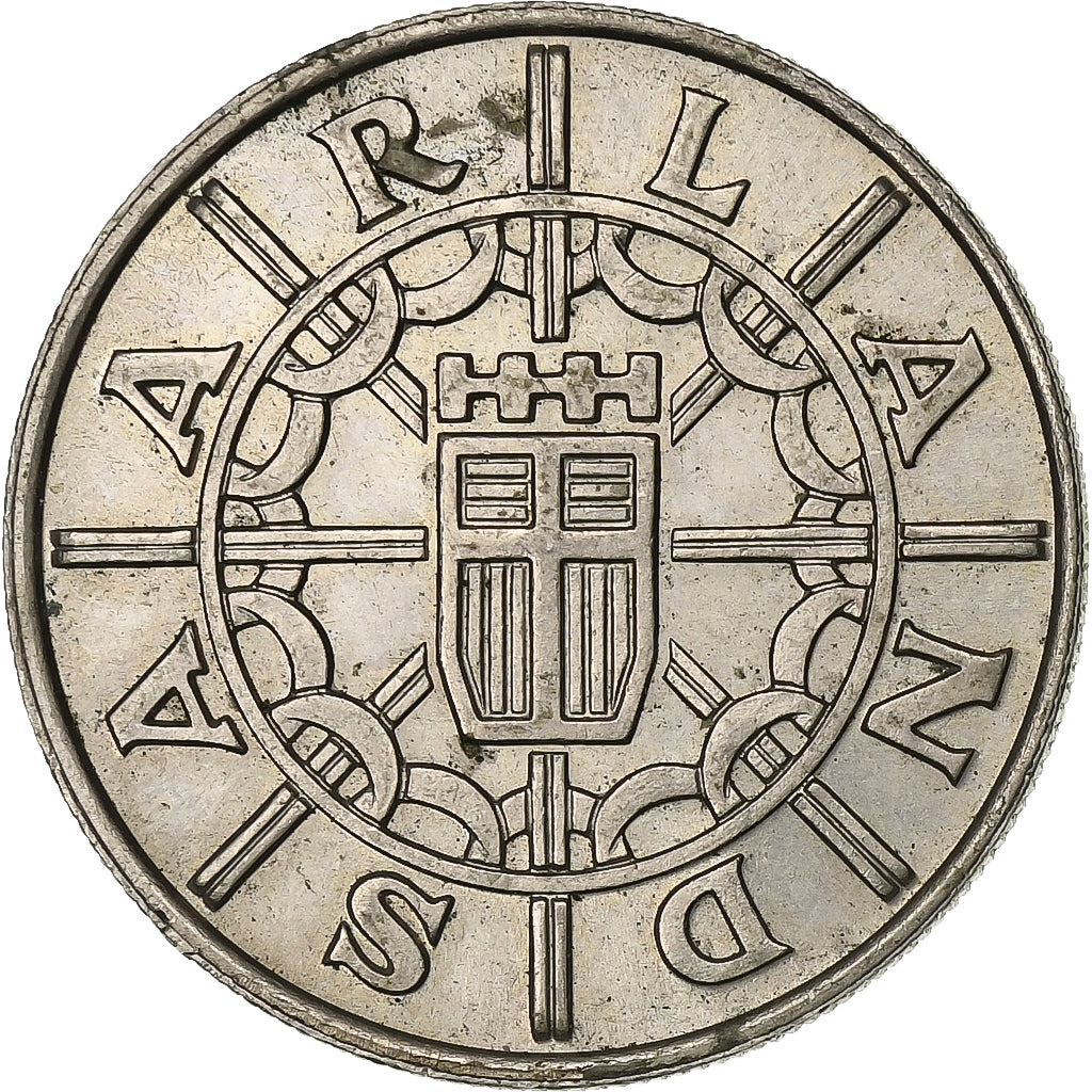 SAARLAND, 100 Franken, 1955, Paris, Kupfer-Nickel, SS+, KM:4