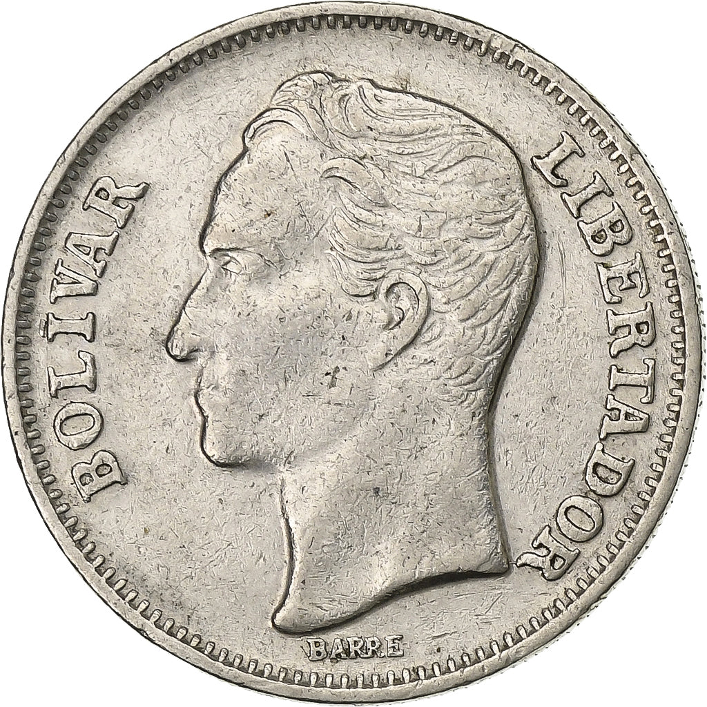 Venezuela, Bolivar, 1977, Nickel, ZF, KM:52