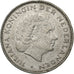 Holandia, Juliana, 2-1/2 Gulden, 1972, Nikiel, VF(30-35), KM:191
