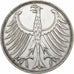 ALEMANIA - REPÚBLICA FEDERAL, 5 Mark, 1972, Stuttgart, Plata, MBC+, KM:112.1