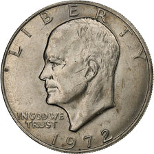 Stati Uniti, Dollar, Eisenhower, 1972, U.S. Mint, Rame ricoperto in rame-nichel