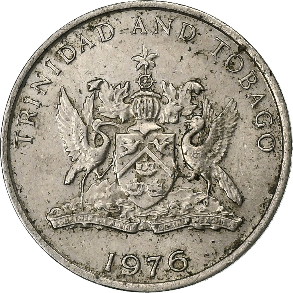 Trinité-et-Tobago, 10 Cents, 1976, Franklin Mint, Cupro-nickel, TTB, KM:31