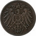 GERMANY - EMPIRE, Wilhelm II, Pfennig, 1912, Berlin, Copper, EF(40-45), KM:10