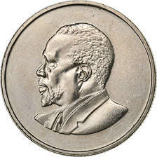 Kenya, 25 Cents, 1966, Copper-nickel, AU(50-53), KM:3