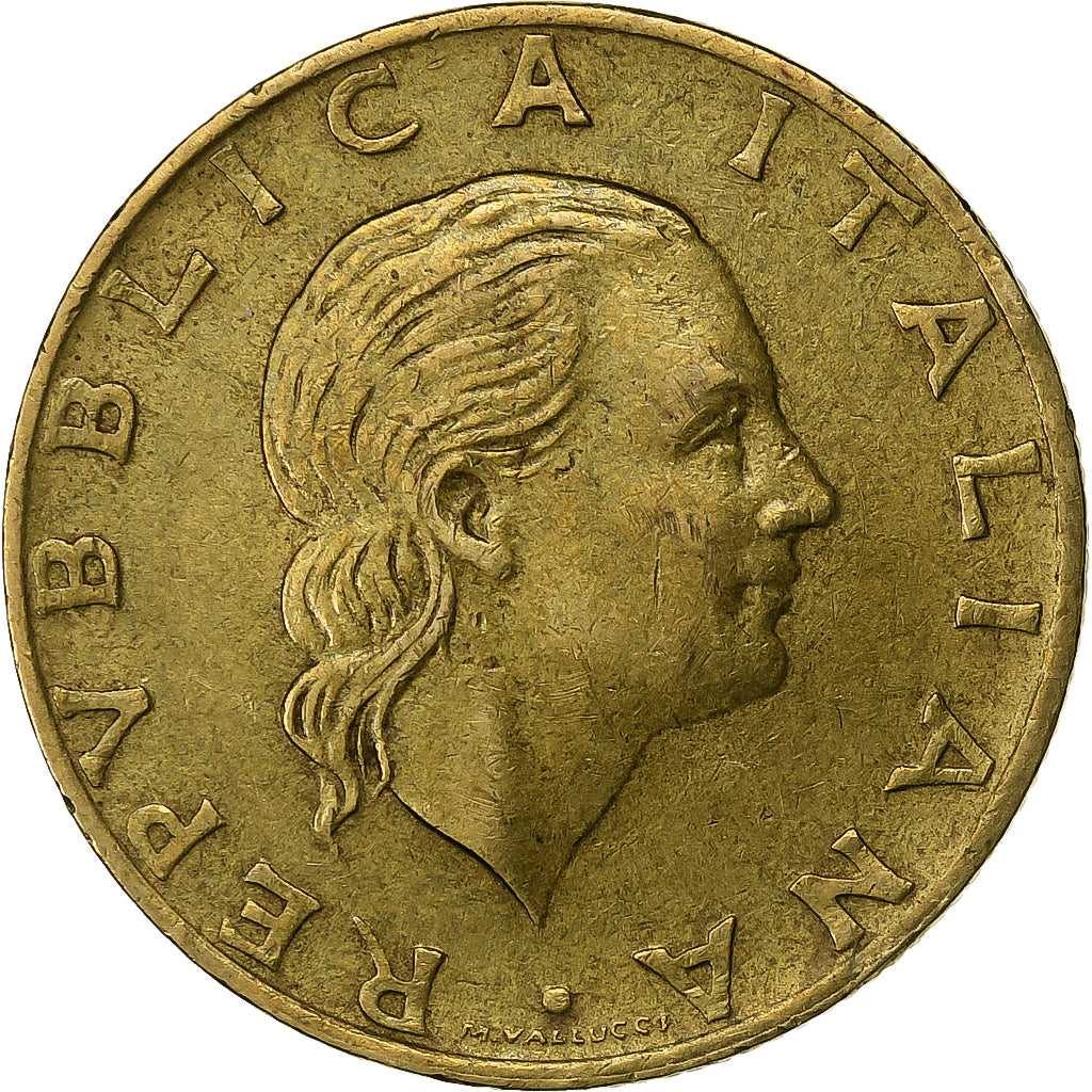 Italy, 200 Lire, 1989, Rome, Aluminum-Bronze, EF(40-45), KM:130