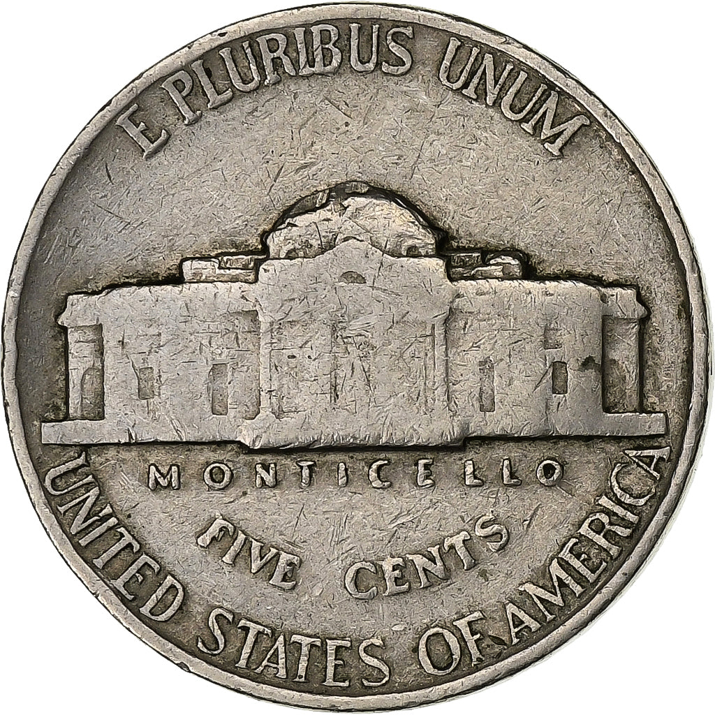 United States, 5 Cents, Jefferson, 1940, U.S. Mint, Copper-nickel, VF(30-35)
