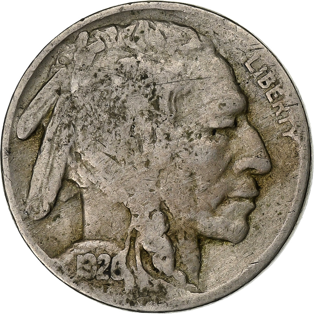 USA, 5 Cents, Buffalo, 1920, U.S. Mint, Miedź-Nikiel, VF(30-35), KM:134