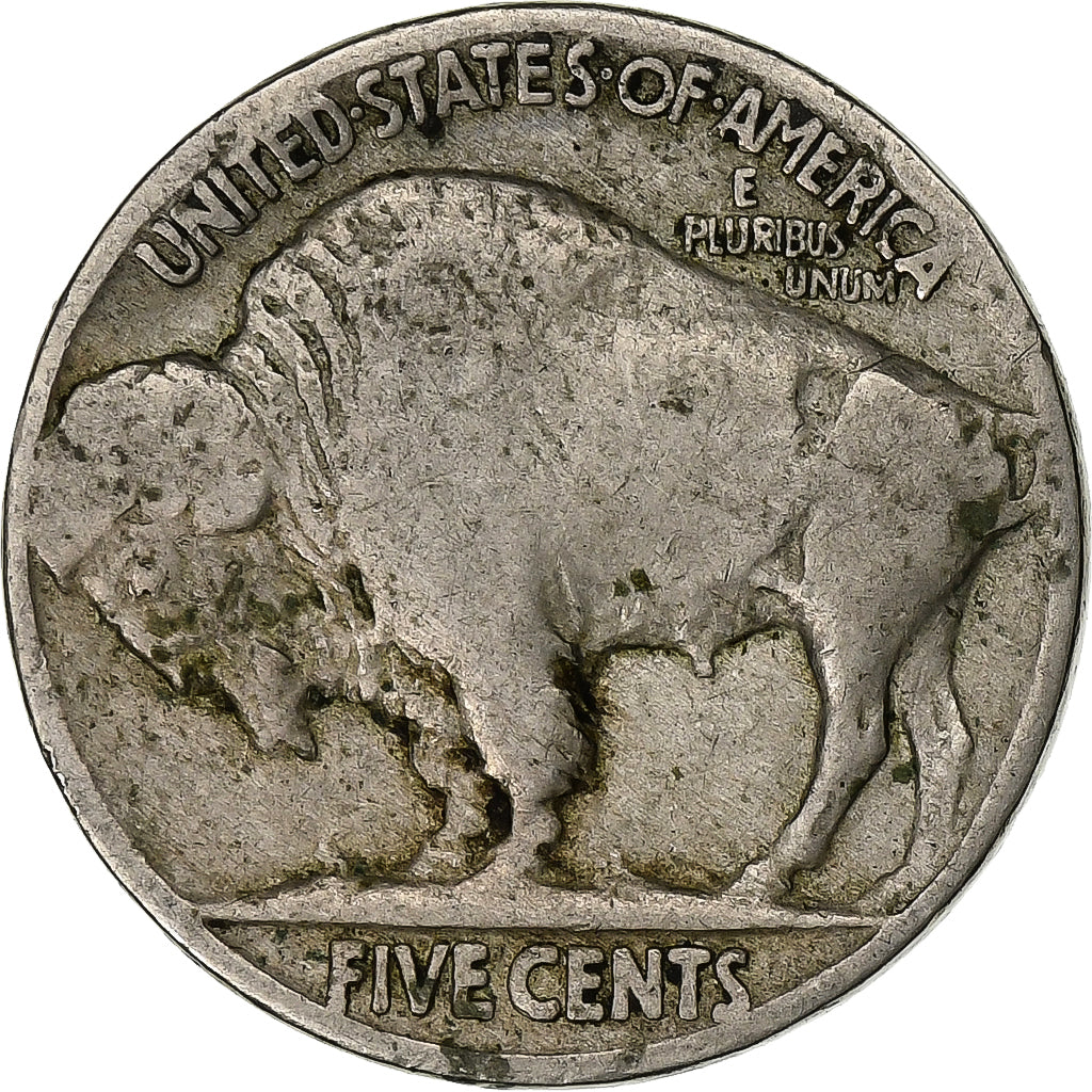 USA, 5 Cents, Buffalo, 1920, U.S. Mint, Miedź-Nikiel, VF(30-35), KM:134