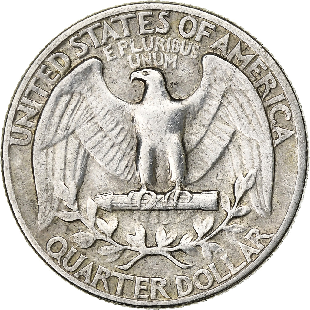 Estados Unidos, Quarter, Washington, 1945, U.S. Mint, Plata, MBC, KM:164
