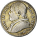 Estados italianos, PAPAL STATES, Pius IX, 2 Lire, 1867, Rome, Plata, MBC