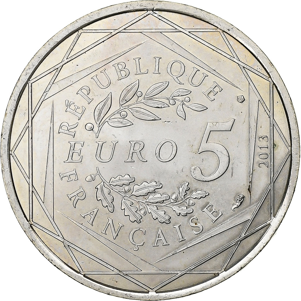 Francia, 5 Euro, Liberté, 2013, Monnaie de Paris, Argento, SPL-, Gadoury:EU645