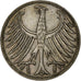 GERMANY - FEDERAL REPUBLIC, 5 Mark, 1960, Karlsruhe, Silver, EF(40-45), KM:112.1