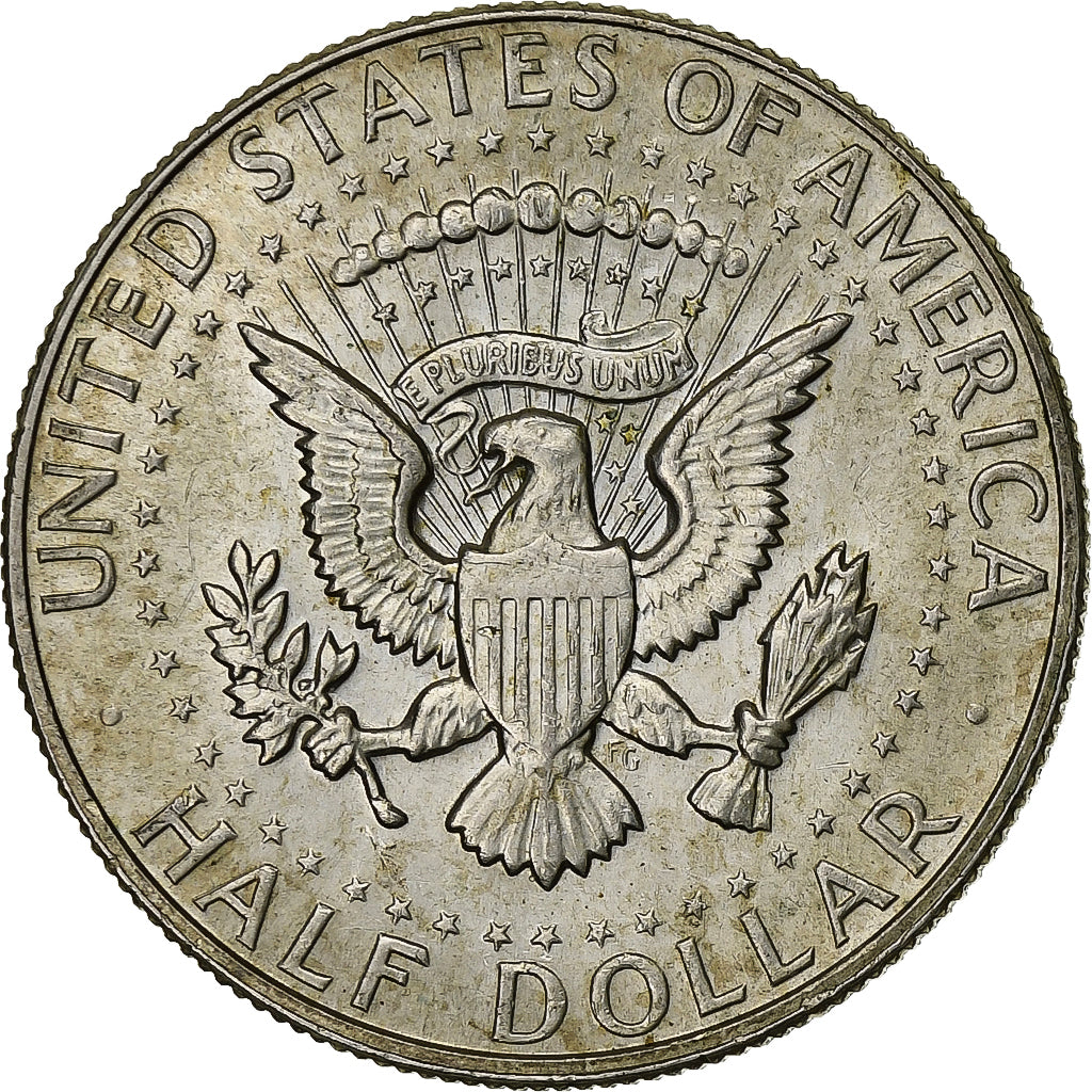 Estados Unidos da América, Half Dollar, Kennedy, 1967, U.S. Mint, Prata