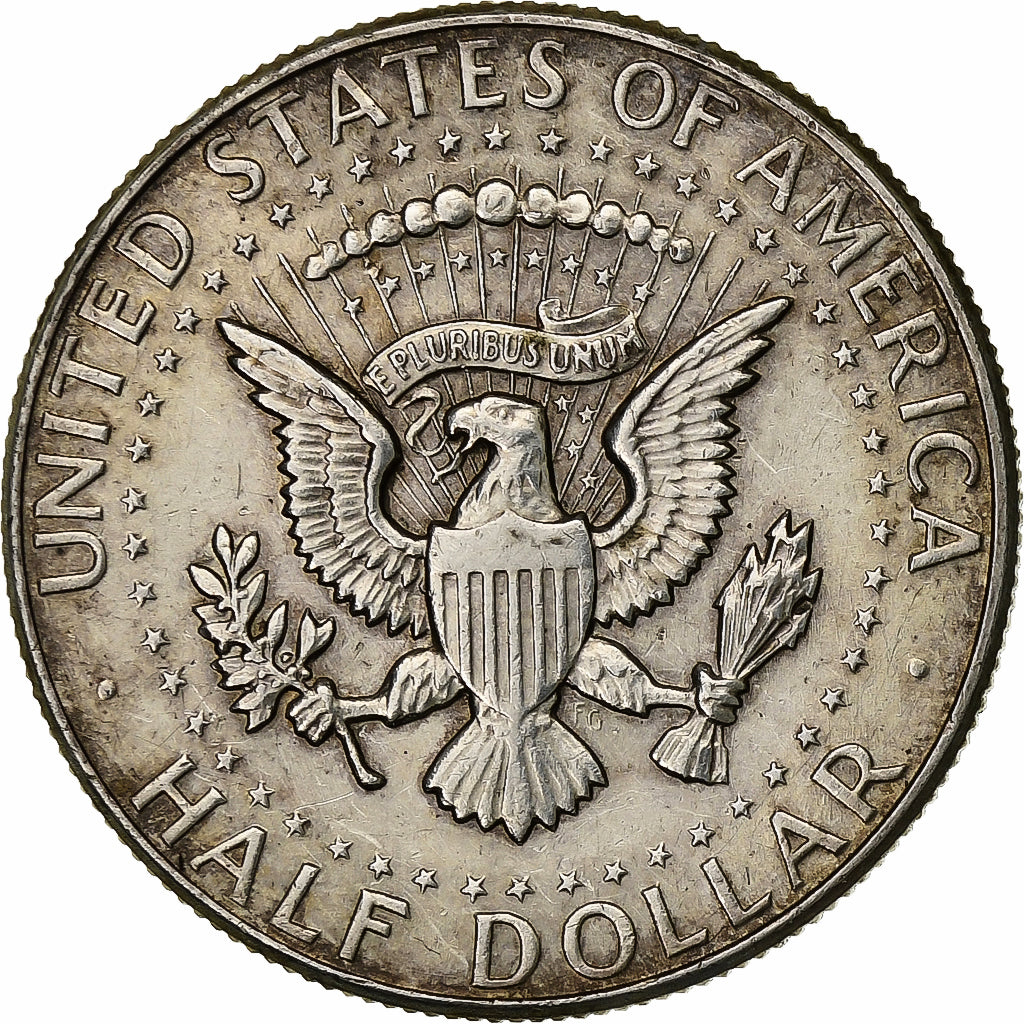 USA, Half Dollar, Kennedy, 1964, U.S. Mint, Srebro, AU(50-53), KM:202