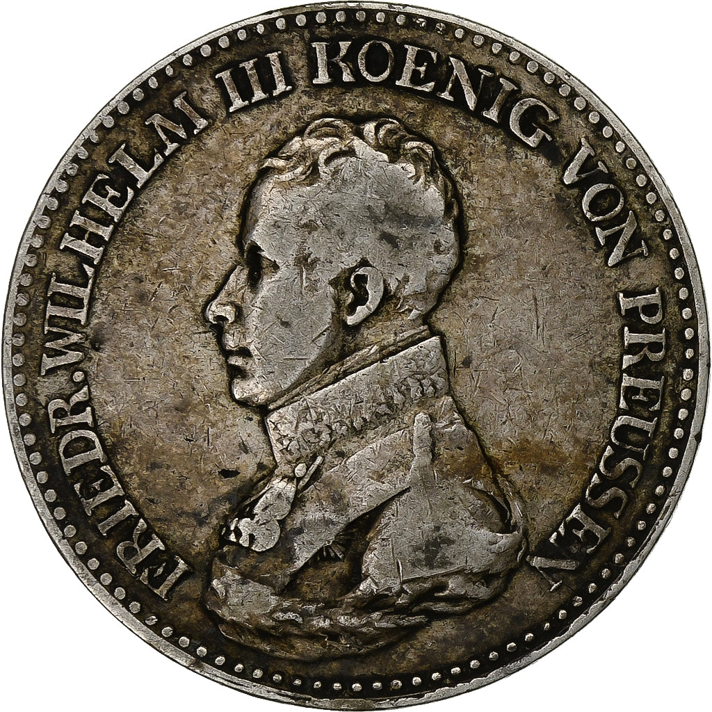 German States, PRUSSIA, Friedrich Wilhelm III, Thaler, 1818, Berlin, Silver