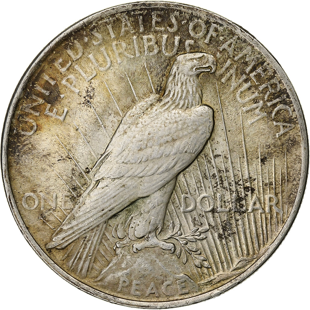 Estados Unidos da América, Dollar, Peace, 1922, U.S. Mint, Prata, EF(40-45)