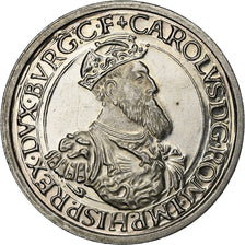 Belgium, Baudouin I, 5 Ecu, 1987, Silver, AU(55-58), KM:166