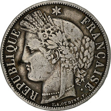 Francia, 5 Francs, Cérès, 1851, Paris, Argento, MB+, Gadoury:719, KM:761.1