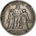 Frankrijk, 5 Francs, Hercule, 1875, Paris, Zilver, ZF, Gadoury:745a, KM:820.1
