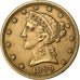 Verenigde Staten, $5, Half Eagle, Coronet Head, 1899, U.S. Mint, Goud, ZF+