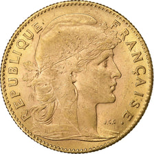 France, 10 Francs, Marianne, 1914, Paris, Or, TTB+, Gadoury:1017, KM:846