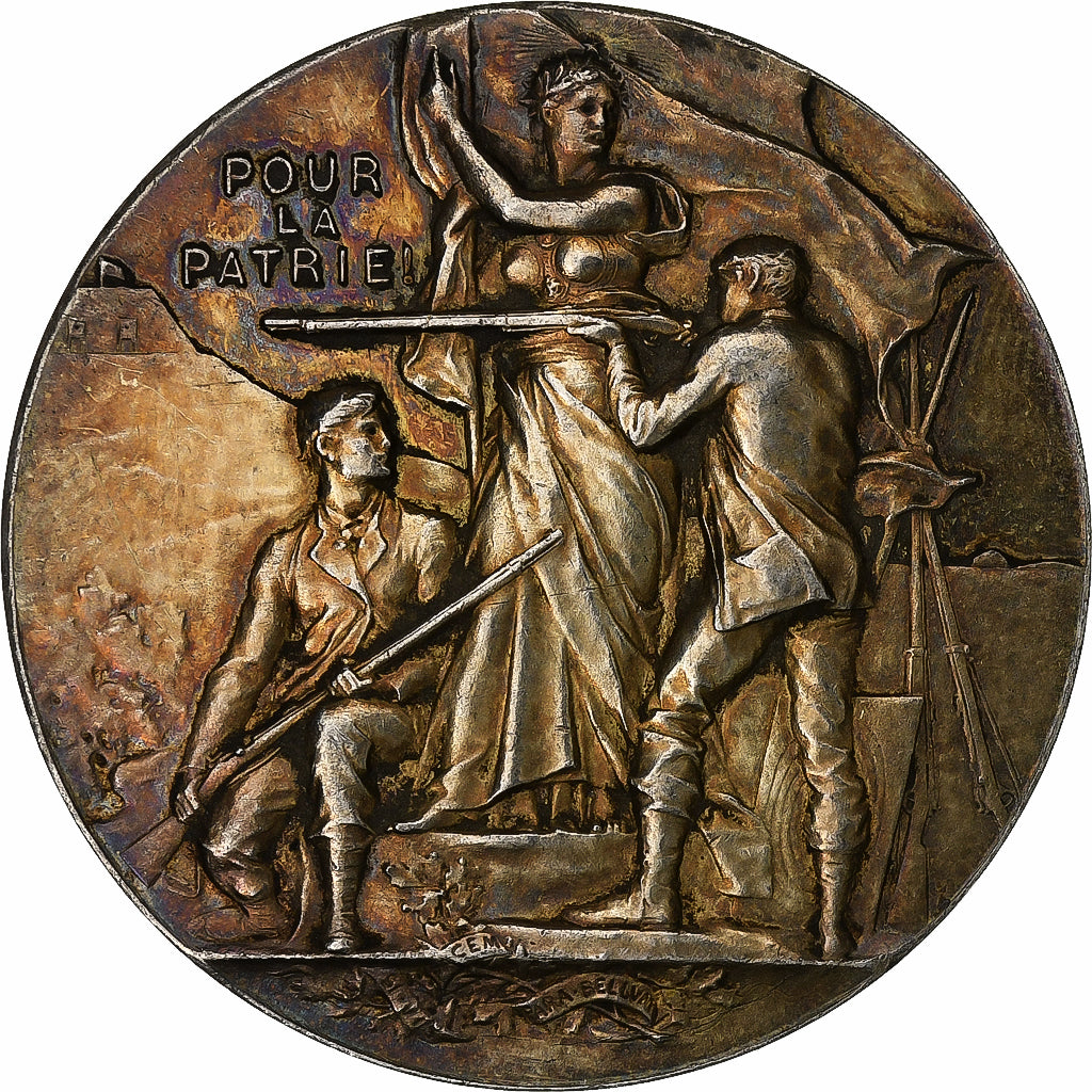 France, Médaille, Tir, Pour la Patrie, Argent, TTB+
