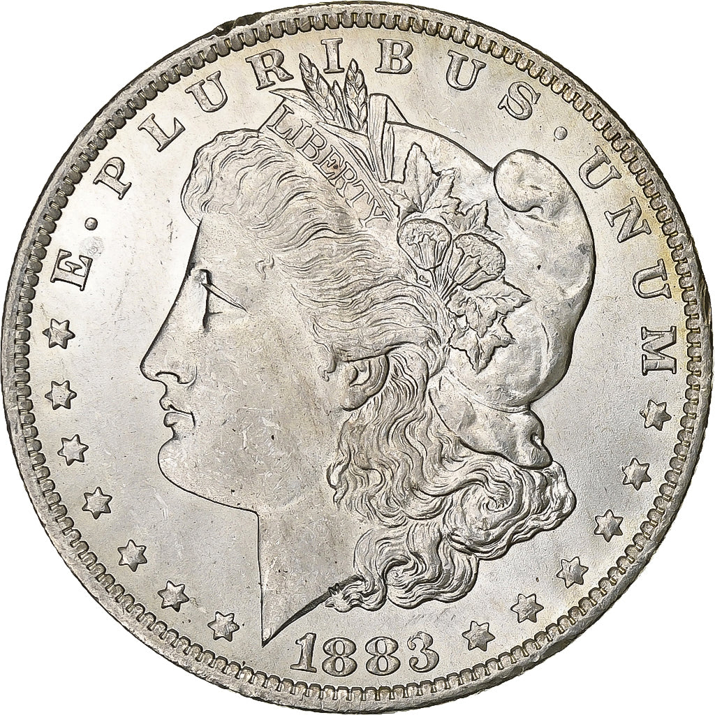 United States, Dollar, Morgan, 1883, U.S. Mint, Silver, AU(55-58), KM:110